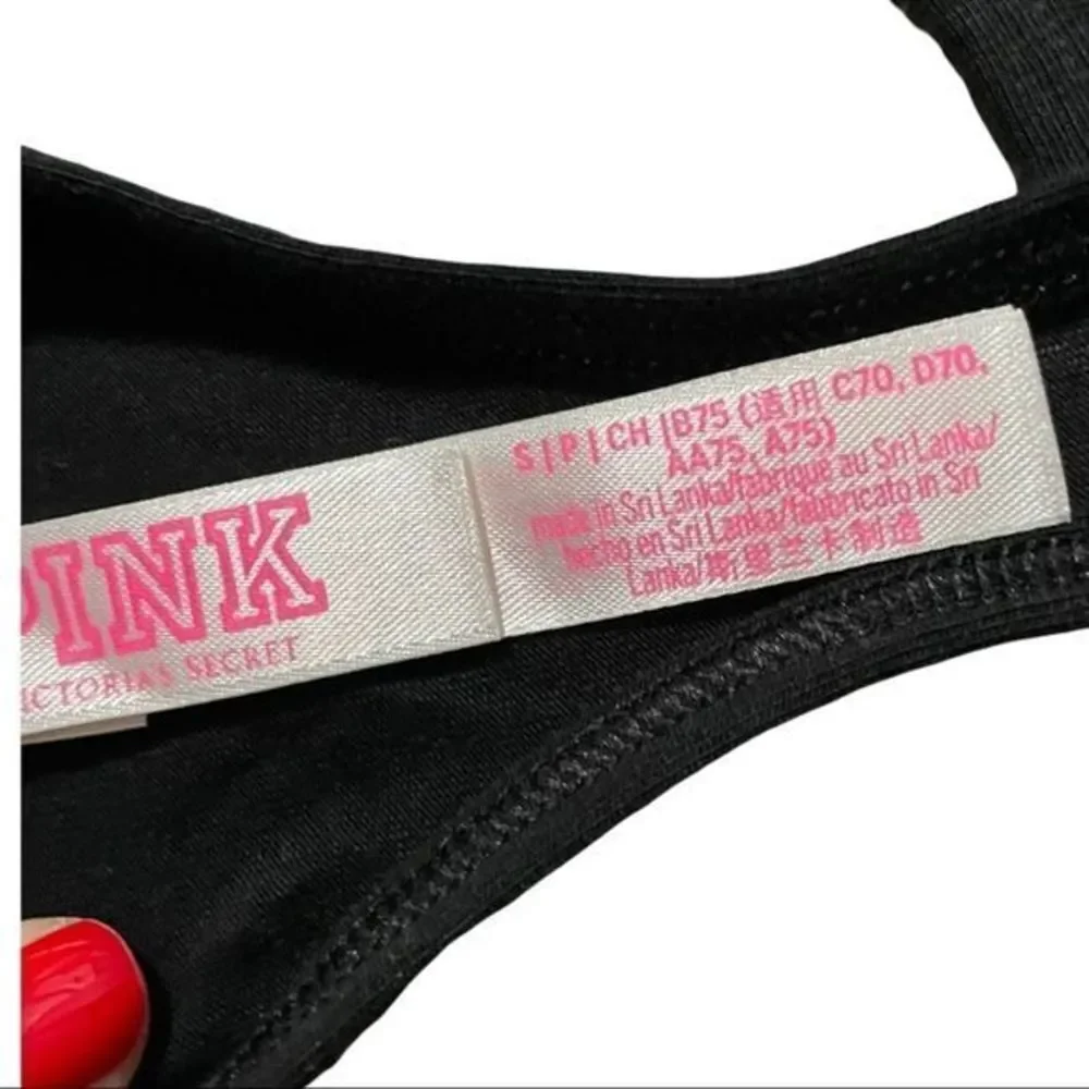 Victoria’s Secret PINK Unlined Racerback Sports bra‎ Size Small